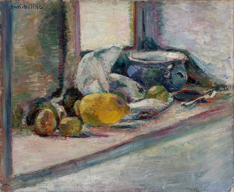 Matisse, Henry. Blue Pot and Lemon. Hermitage ~ part 08