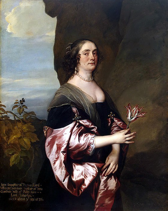 Van Dyck, Anthony - Portrait of Lady Jane Goodwin. Hermitage ~ part 02