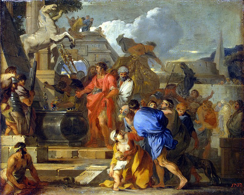 Бурдон, Себастьян - Август перед гробницей Александра Македонского. Эрмитаж ~ часть 2
