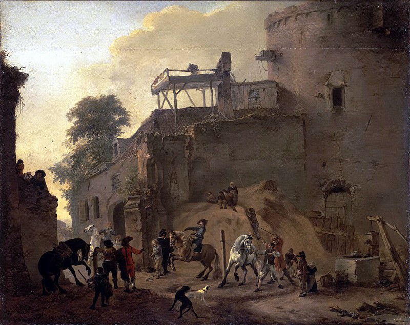 Vauverman, Philips - Manege Riding in the open air. Hermitage ~ part 02