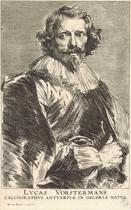Van Dyck, Anthony - Portrait of Lucas Vorstermana Elder. Hermitage ~ part 02