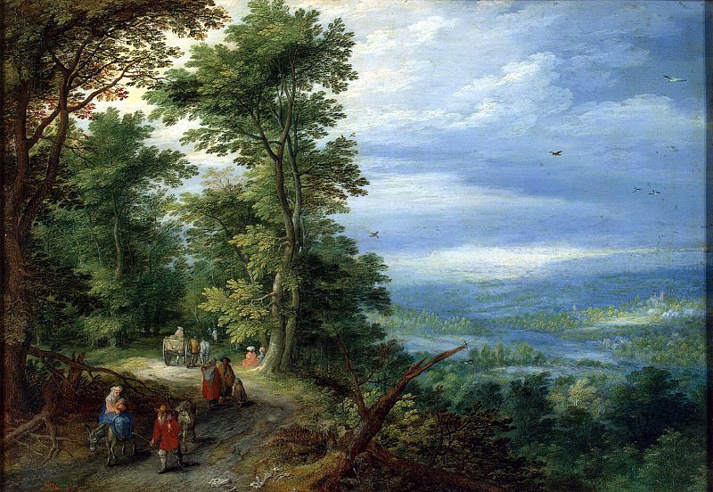 Brueghel, Jan the Elder - Edge of the Forest. Hermitage ~ part 02