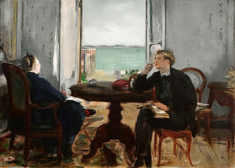 Interieur in Arcachon. Édouard Manet
