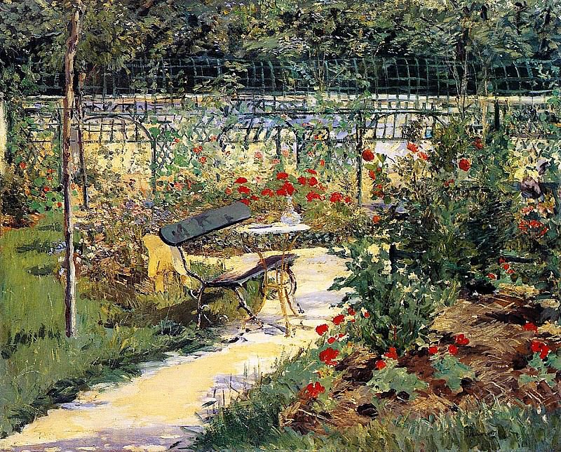The garden of Manet. Édouard Manet