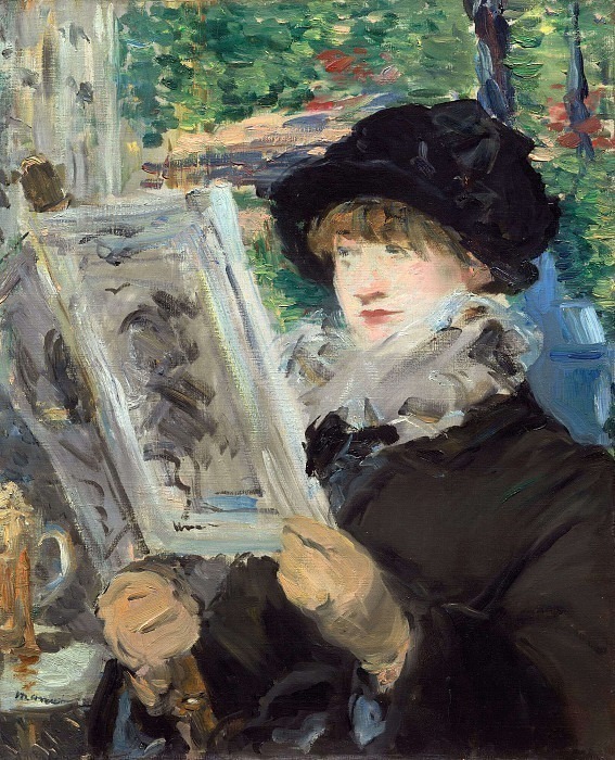 Woman Reading. Édouard Manet