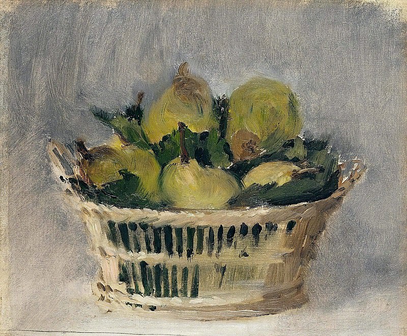Basket of Pears. Édouard Manet