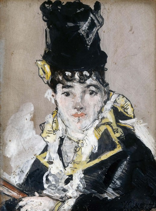 Portrait of Nina de Villard, Mme Callias. Édouard Manet