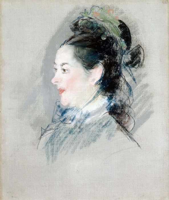Lady with a Bonnet. Édouard Manet