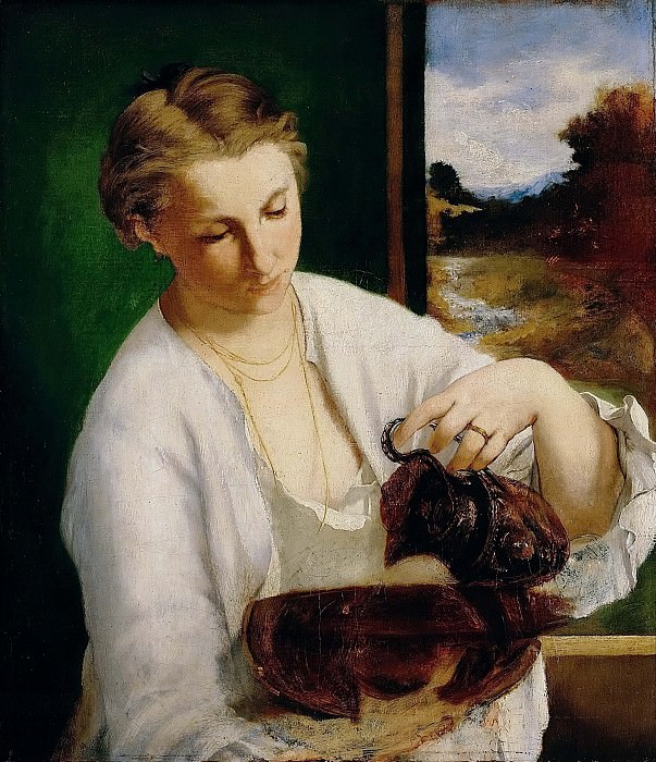 Женщина с кувшином (Портрет мадам Мане). Эдуард Мане