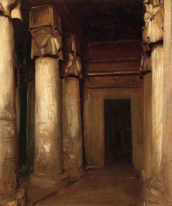 Temple of Denderah. John Singer Sargent