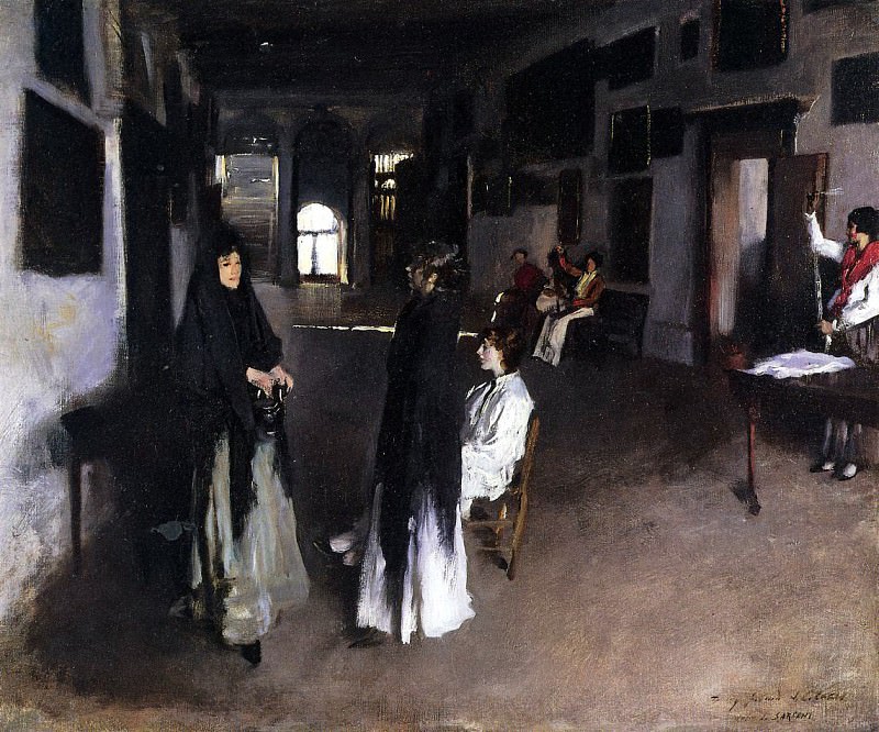 A Venetian Interior. John Singer Sargent