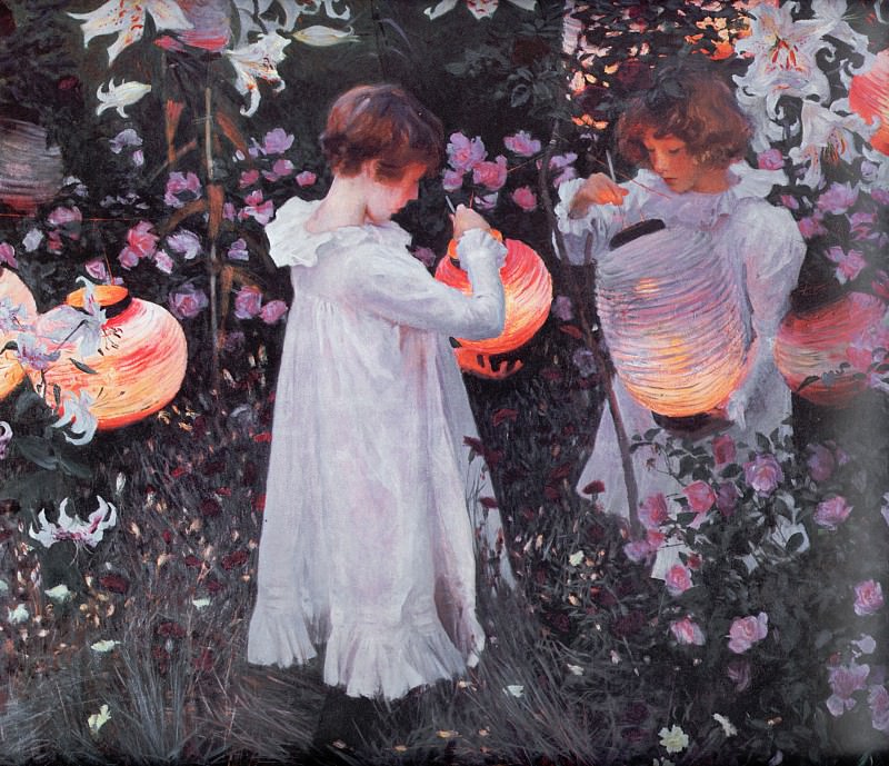 Carnation, Lily, Lily, Rose. 1885-86. John Singer Sargent
