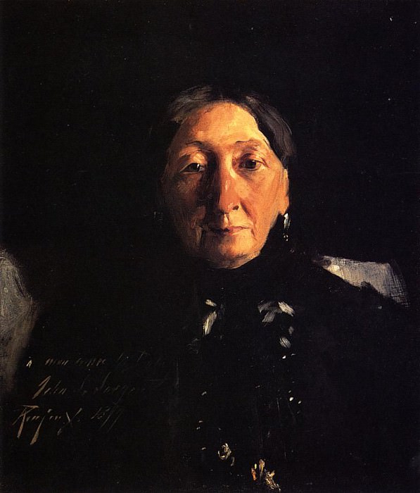 Madame Frencois Buloz. John Singer Sargent