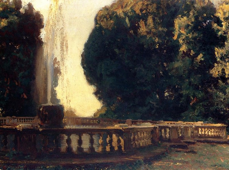 Villa Torlonia. Fountain. John Singer Sargent