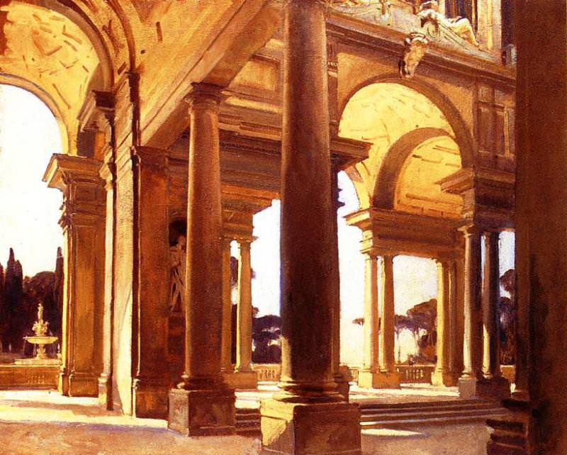 A Study of Architecture, Florence. John Singer Sargent