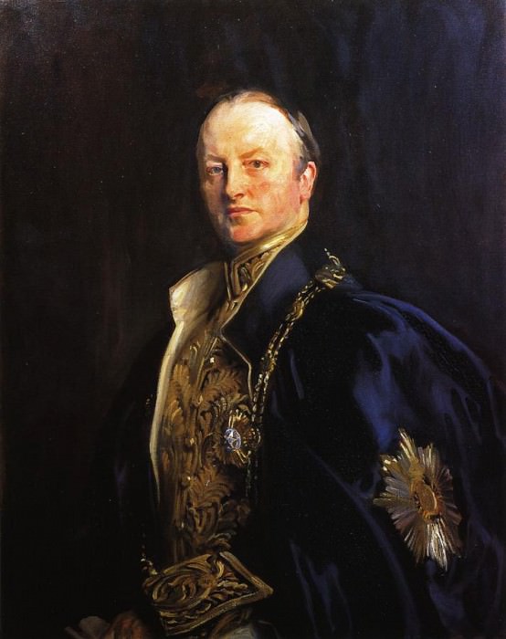 The Right Honourable Earl Curzon of Kedleston. John Singer Sargent