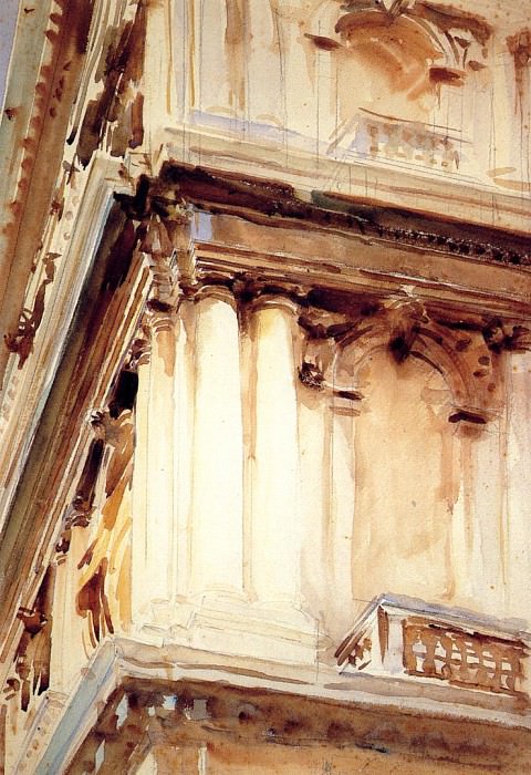 Palazzo Corner della Ca Grande. John Singer Sargent