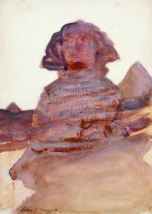 The Sphinx. John Singer Sargent