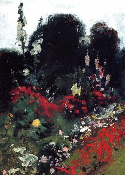 Corner of a Garden. John Singer Sargent