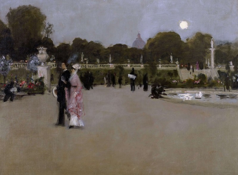 In the Luxembourg Garden. John Singer Sargent