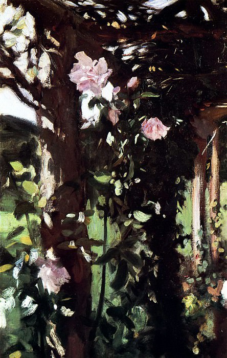 A Rose Trellis (also known as Roses at Oxfordshire). John Singer Sargent
