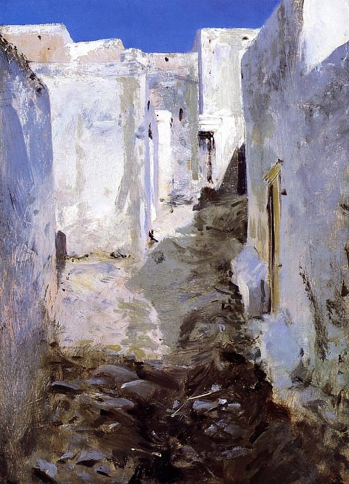 A Street in Algiers, John Singer Sargent