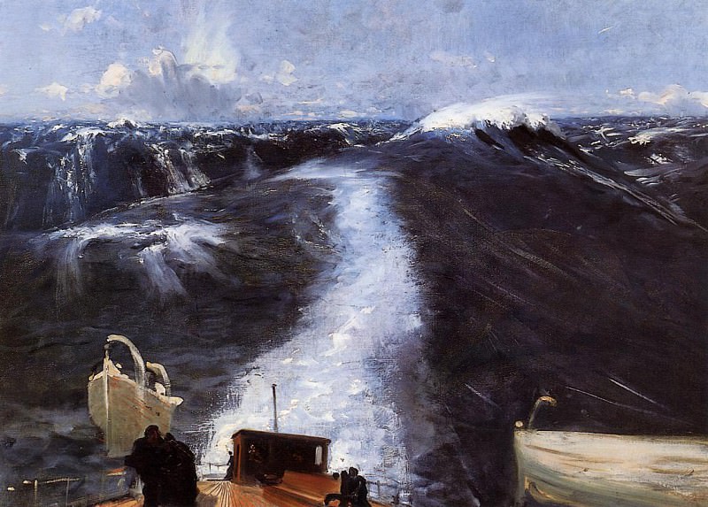 Atlantic Storm. John Singer Sargent