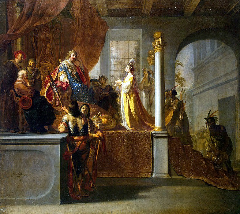 Knyupfer, Nicolaus - Queen of Sheba before Solomon. Hermitage ~ part 06