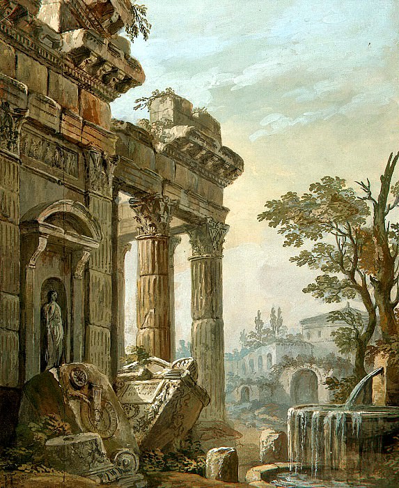 Klerisso, Charles-Louis - Architectural Fantasy (17). Hermitage ~ part 06