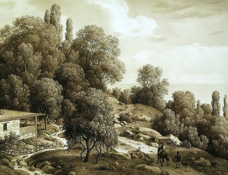 Kyugelgen, Karl von - View Mukhalatka. Hermitage ~ part 06