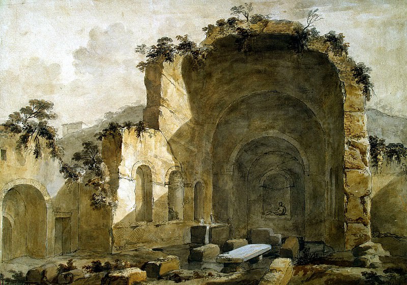 Klerisso, Charles-Louis - Grotto of Nymph Egeria. Hermitage ~ part 06