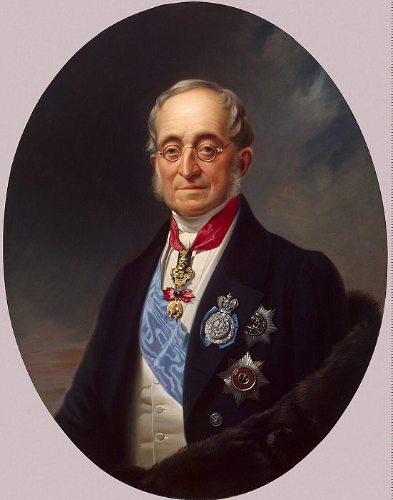 Kruger Franz - Portrait of Karl Nesselrode. Hermitage ~ part 06