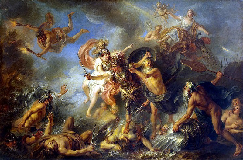 Coypel, Charles-Antoine - Fury of Achilles. Hermitage ~ part 06