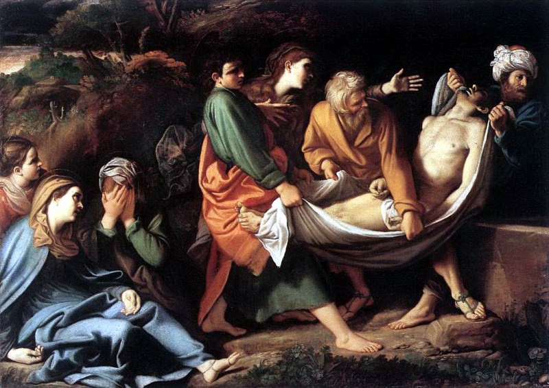 BADALOCCHIO Sisto The Entombment Of Christ. The Italian artists