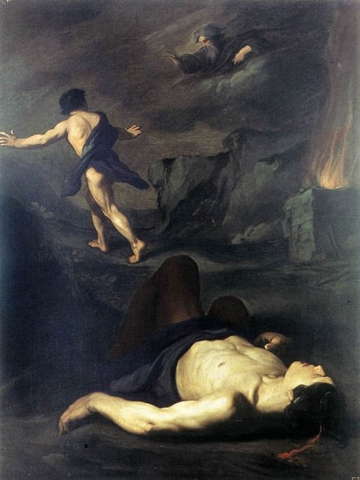 NOVELLI Pietro Cain And Abel. The Italian artists