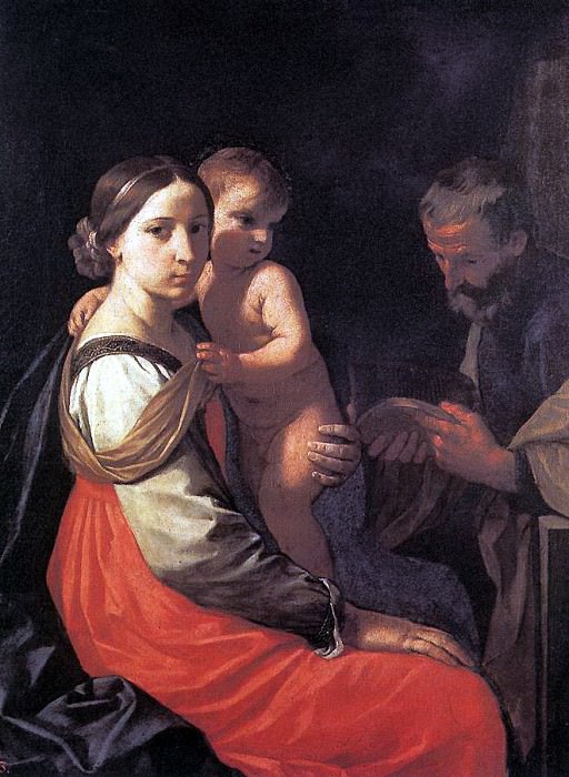 CANTARINI Simone Holy Family. Итальянские художники