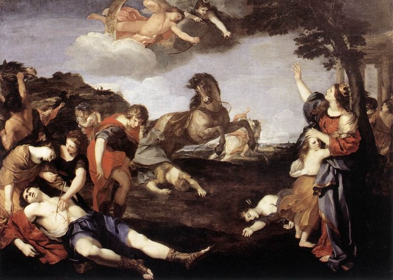 CAMASSEI Andrea The Massacre Of The Niobids. Итальянские художники