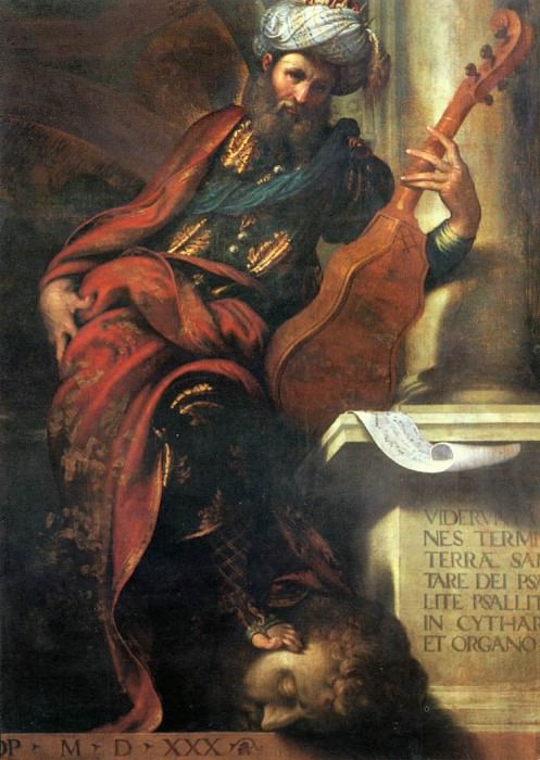 BOCCACCINO Camillo The Prophet David. The Italian artists