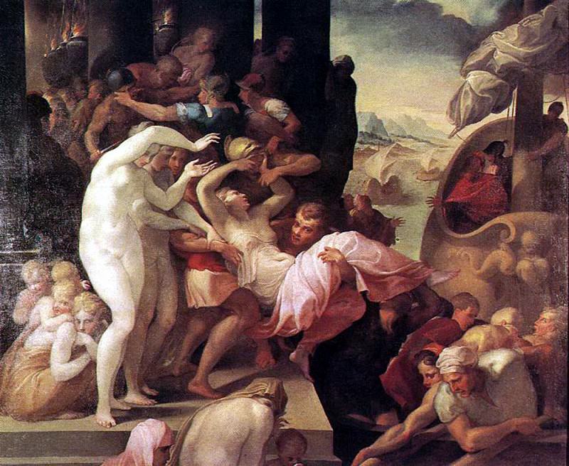 PRIMATICCIO Francesco The Rape Of Helene. The Italian artists