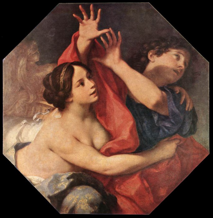 CIGNANI Carlo Joseph And Potiphars Wife. The Italian artists