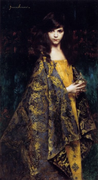 Romani Juana Portrait De Je. The Italian artists