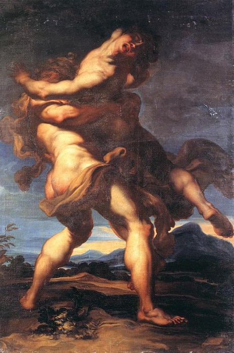 FERRARI Gregorio de Hercules And Antaeus. The Italian artists