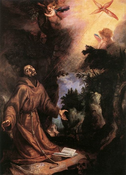 CIGOLI St Francis Receives The Stigmata. The Italian artists