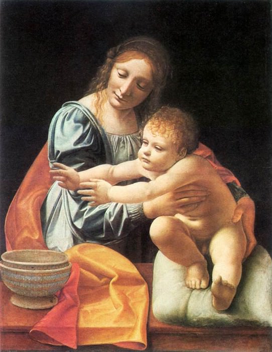 Boltraffio Giovanni Antonio The Virgin and Child 1490s. The Italian artists