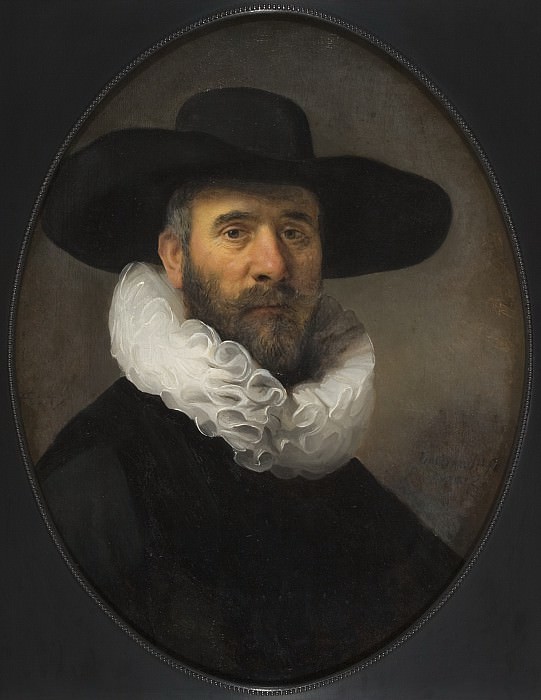 Rembrandt Harmensz. van Rijn - Portrait of Dirck Jansz Pesser. Los Angeles County Museum of Art (LACMA)