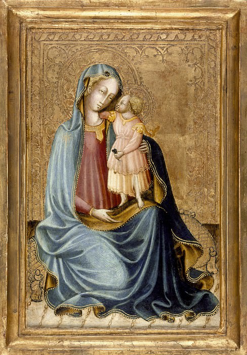 Master of the Bargello Judgment of Paris - Madonna and Child. Los Angeles County Museum of Art (LACMA)