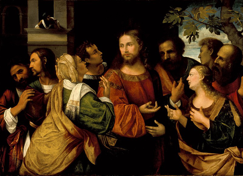 Rocco Marconi - Christ and the Women of Canaan. Los Angeles County Museum of Art (LACMA)