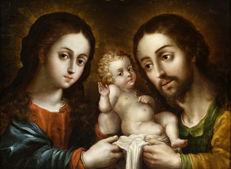 Nicolas Rodriguez Juarez - The Holy Family (La sagrada familia). Los Angeles County Museum of Art (LACMA)