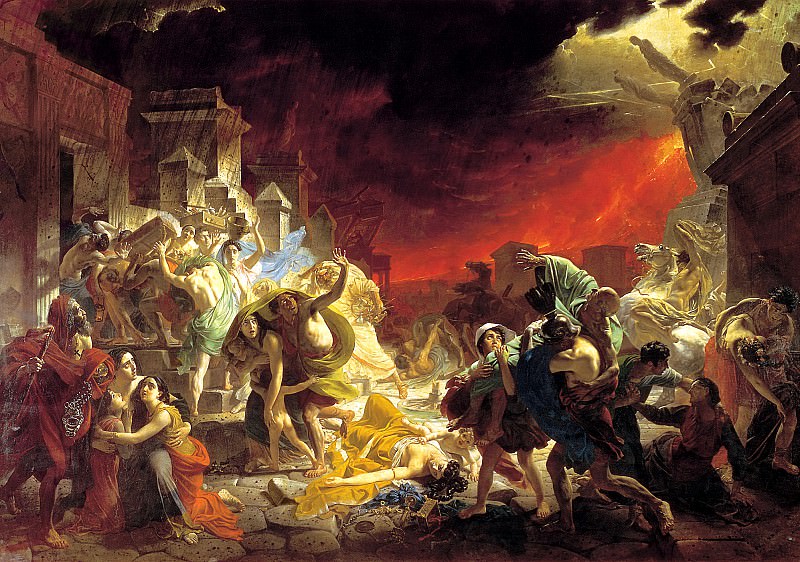 BRYULLOV Karl – The Last Days of Pompeii, 900 Classic russian paintings