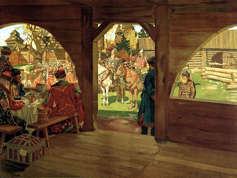 MAXIMOV Alex - at the service of the Emperor. 900 Classic russian paintings